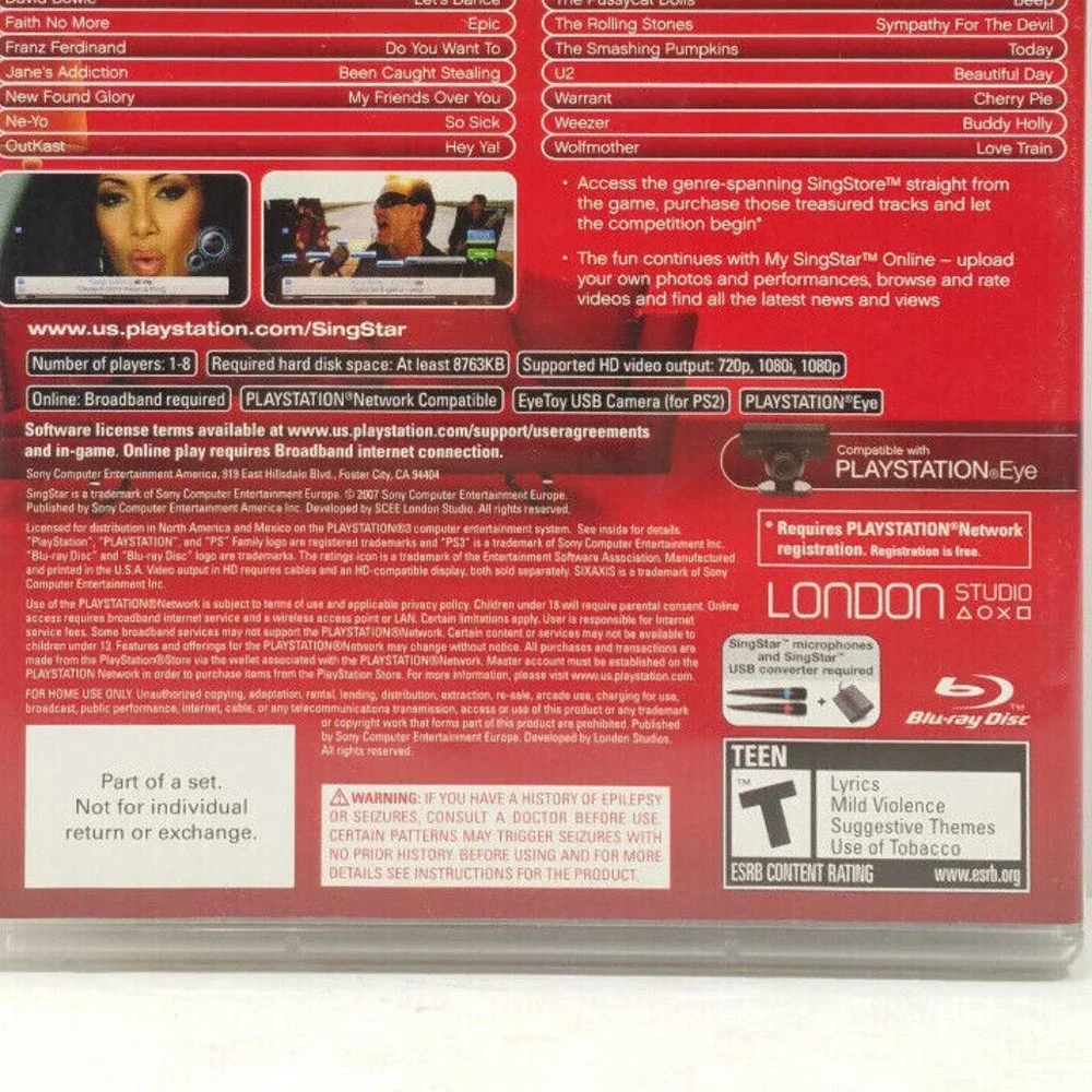 SingStar (Sony PlayStation 3, 2007) 5328E1M